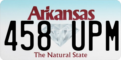 AR license plate 458UPM
