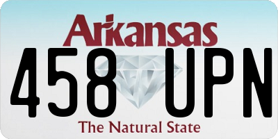 AR license plate 458UPN