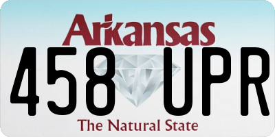 AR license plate 458UPR
