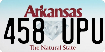 AR license plate 458UPU