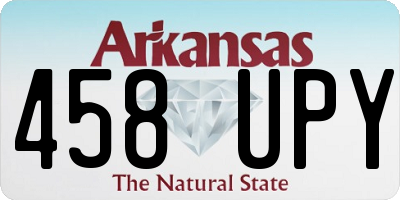 AR license plate 458UPY