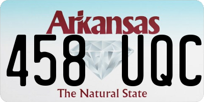 AR license plate 458UQC