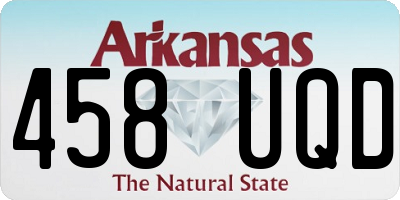 AR license plate 458UQD
