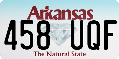 AR license plate 458UQF
