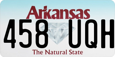 AR license plate 458UQH