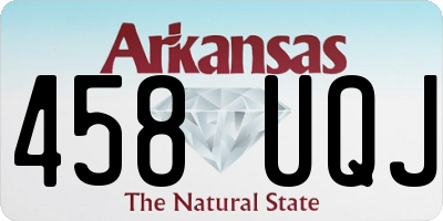 AR license plate 458UQJ