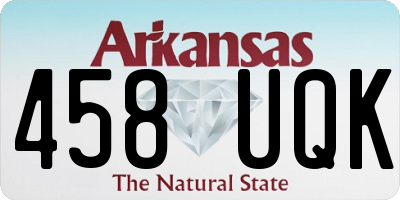 AR license plate 458UQK