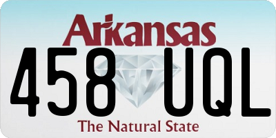 AR license plate 458UQL