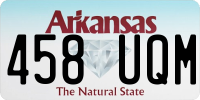 AR license plate 458UQM