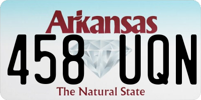 AR license plate 458UQN