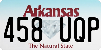 AR license plate 458UQP