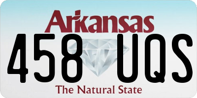 AR license plate 458UQS