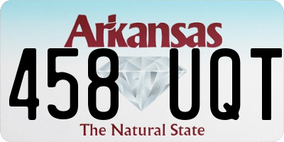 AR license plate 458UQT