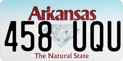 AR license plate 458UQU