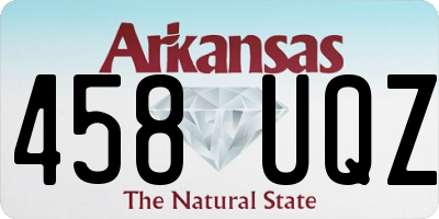 AR license plate 458UQZ