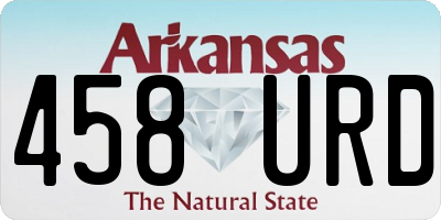 AR license plate 458URD