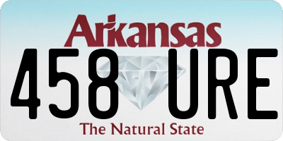 AR license plate 458URE