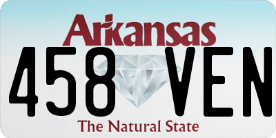 AR license plate 458VEN