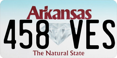 AR license plate 458VES