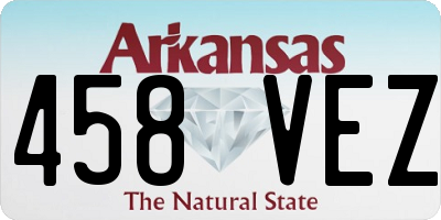 AR license plate 458VEZ
