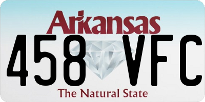 AR license plate 458VFC