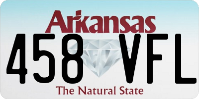 AR license plate 458VFL