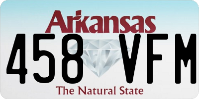 AR license plate 458VFM