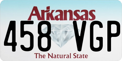 AR license plate 458VGP