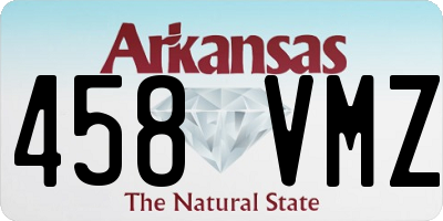 AR license plate 458VMZ