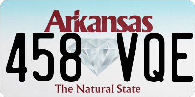AR license plate 458VQE