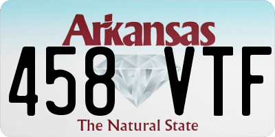 AR license plate 458VTF
