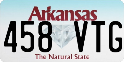AR license plate 458VTG