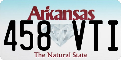 AR license plate 458VTI