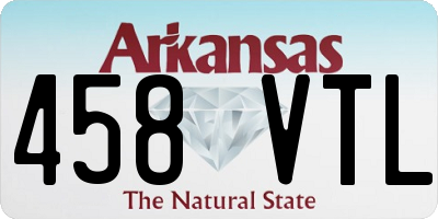AR license plate 458VTL