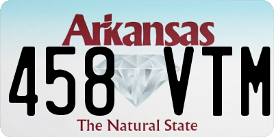 AR license plate 458VTM