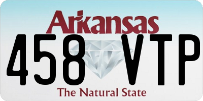 AR license plate 458VTP