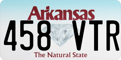 AR license plate 458VTR