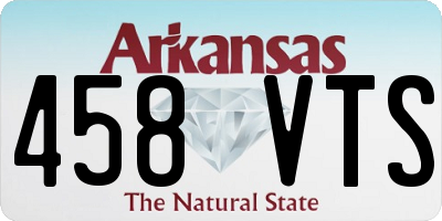 AR license plate 458VTS