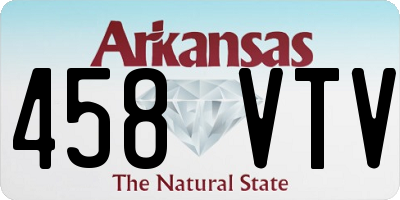 AR license plate 458VTV