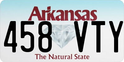 AR license plate 458VTY