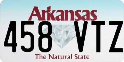 AR license plate 458VTZ