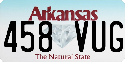 AR license plate 458VUG