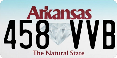 AR license plate 458VVB