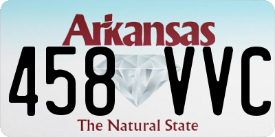 AR license plate 458VVC