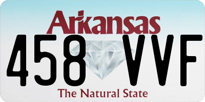 AR license plate 458VVF