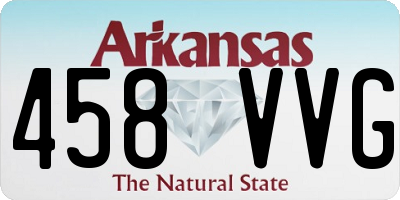 AR license plate 458VVG