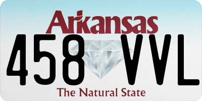 AR license plate 458VVL