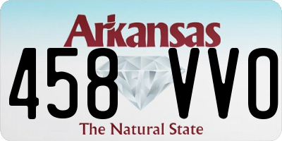 AR license plate 458VVO