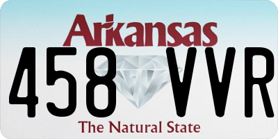 AR license plate 458VVR