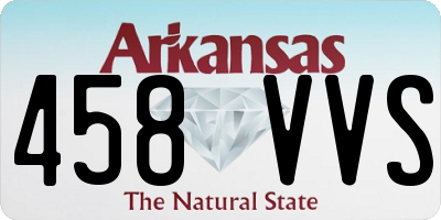 AR license plate 458VVS